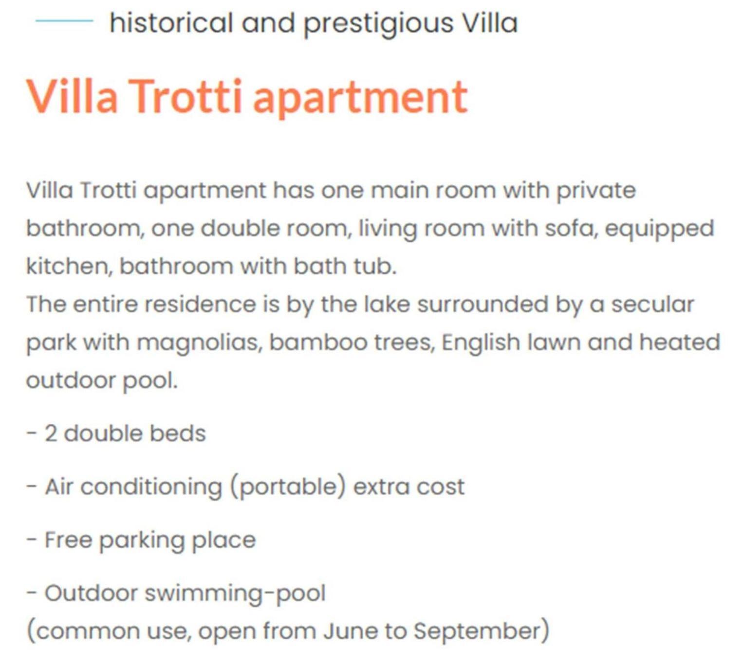 Miralago Apartments Villa Trotti Bellagio Exterior foto